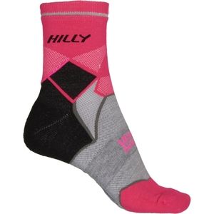 HILLY Photon Womens Anklet Running Socks Sz Medium